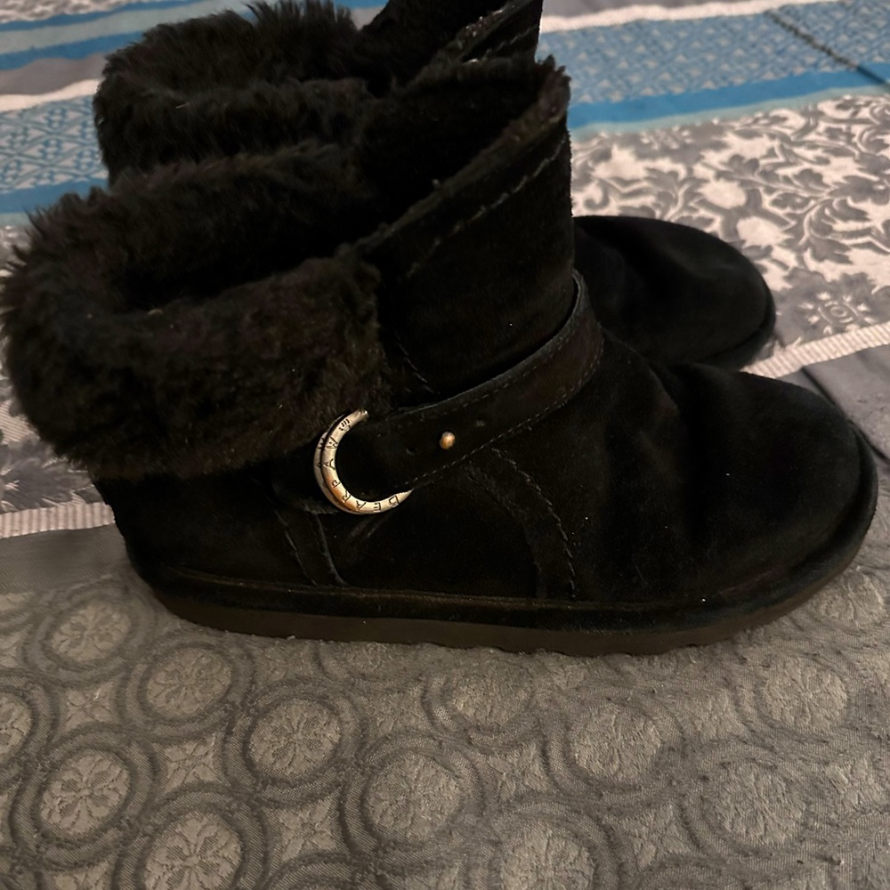 Bear cloth black woman boots